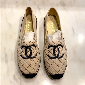 Chanel canvas espadrilles